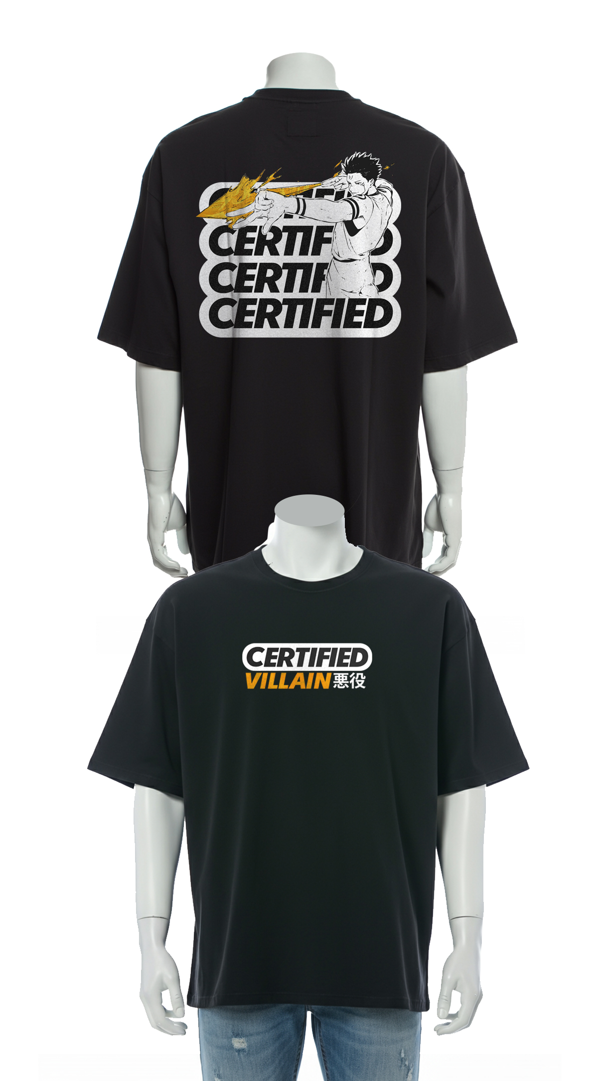Certified Villain Oversized T-Shirt