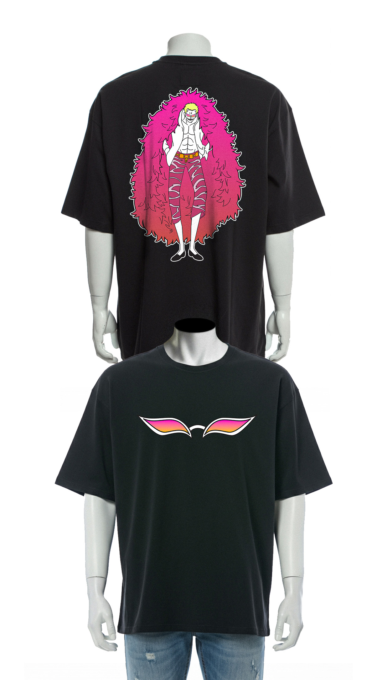 Doflamingo Oversized Anime T-Shirt