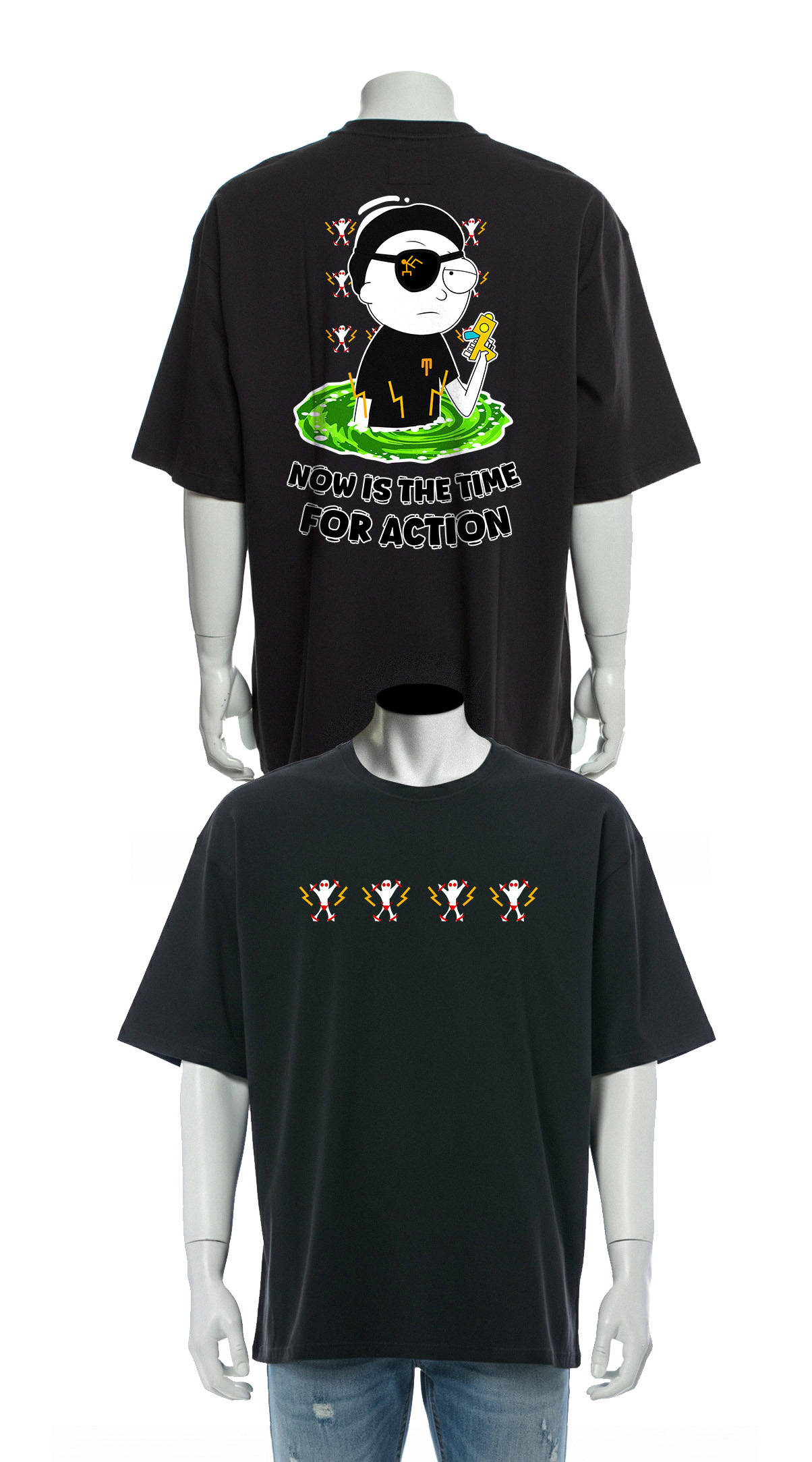 Now Is The Time For Action Oversized T-Shirt